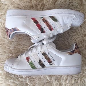 adidas floral stripes